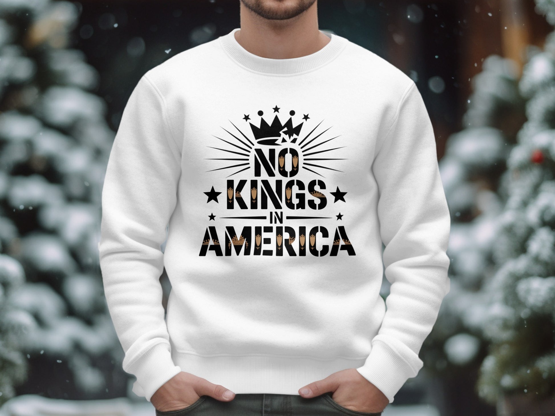 No Kings in America Graphic Sweatshirt product type
