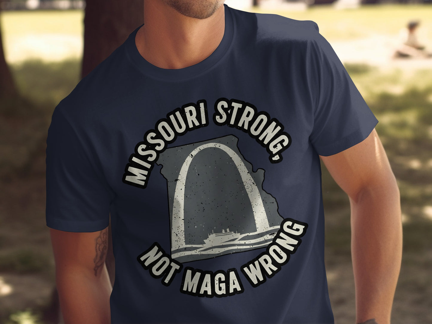 Missouri Strong Not MAGA Wrong Graphic T-Shirt product type
