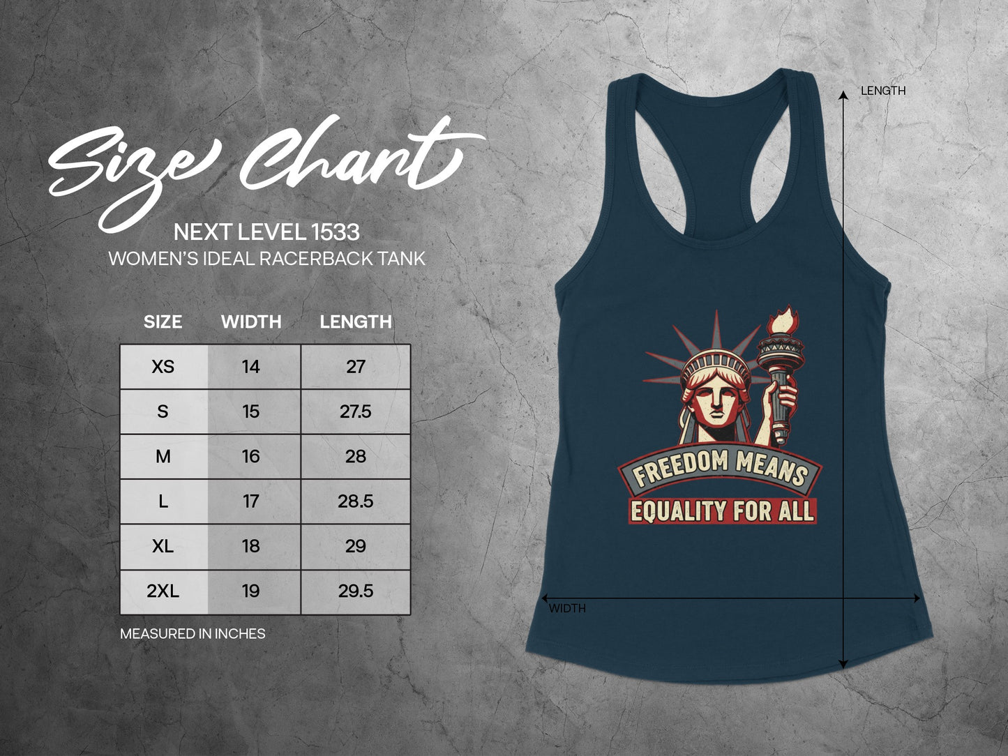 Freedom Means Equality For All Tank Top