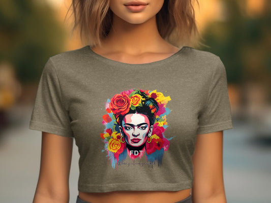 Colorful Artistic FDT Graphic Crop Top product