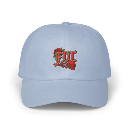 Trendy Light Blue Embroidered Cap Unique Hat product
