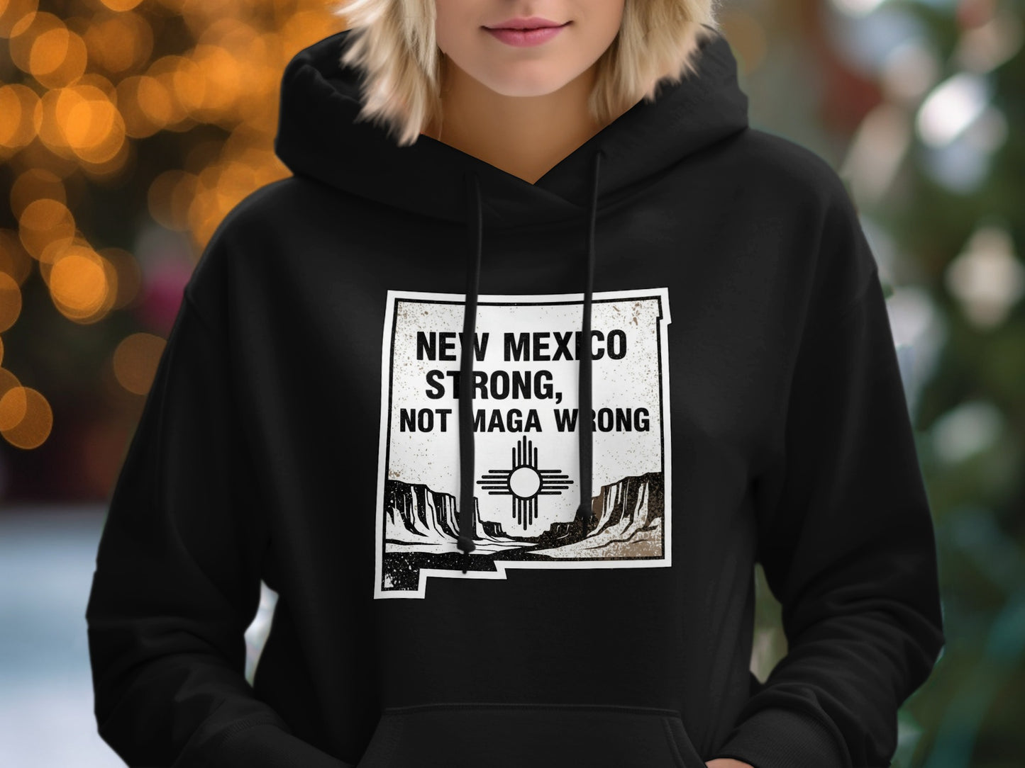 New Mexico Strong Not Maga Wrong Hoodie product