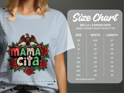 Mama Cita Graphic Tee with Eagle and Rose Design product