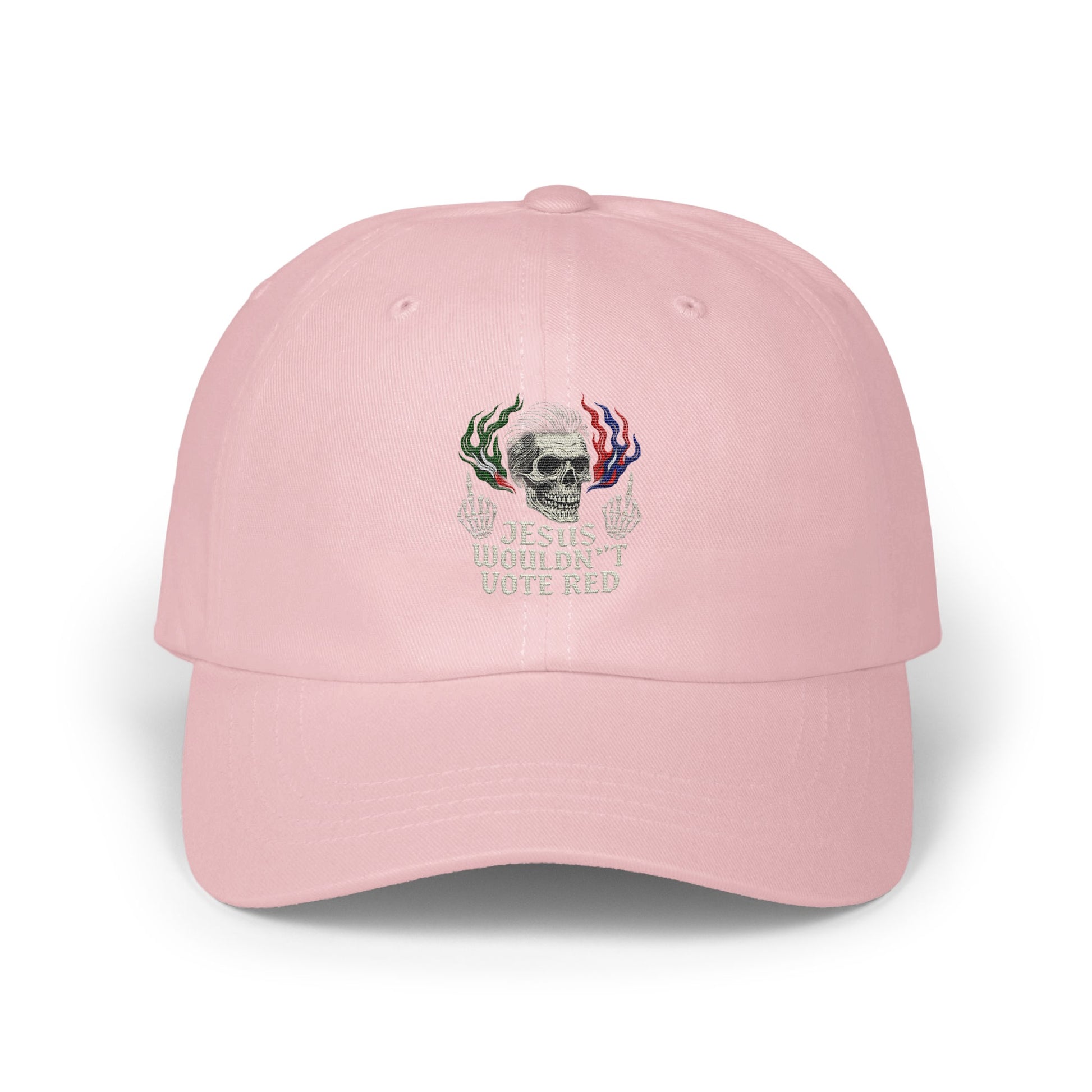 Jesus Wouldn't Vote Red Skull Embroidered Hat product