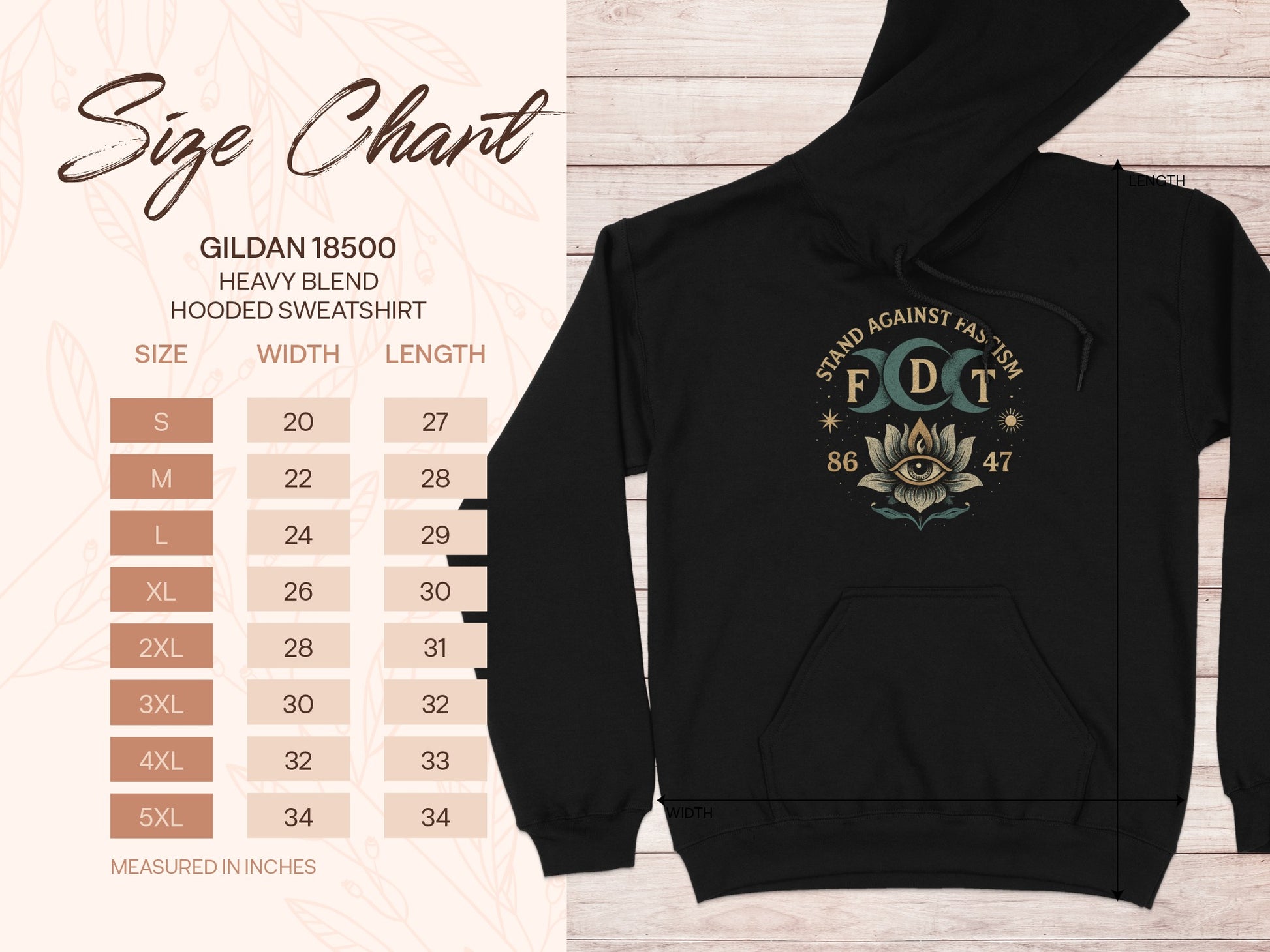 Stand Against FST FDT 86 47 Hooded Sweatshirt product type