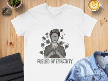 Fueled by Empathy Graphic V-Neck T-Shirt Product