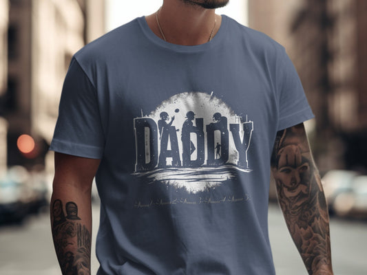 Daddy Graphic Print Men's Casual T-shirt product type