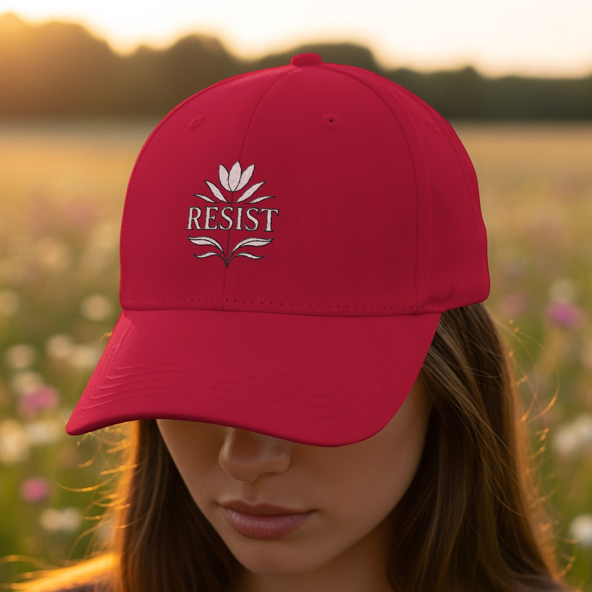 Resist Embroidered Motivational Baseball Cap product
