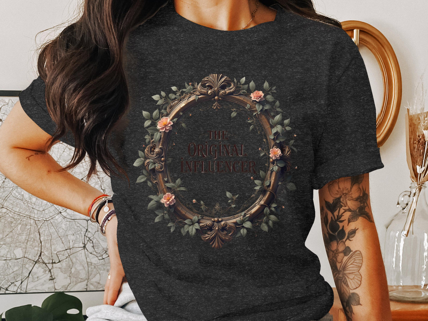 The Original Influencer Floral Design T-shirt product type