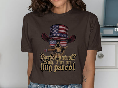 Border Patrol Nah I'm on Hug Patrol T-Shirt product