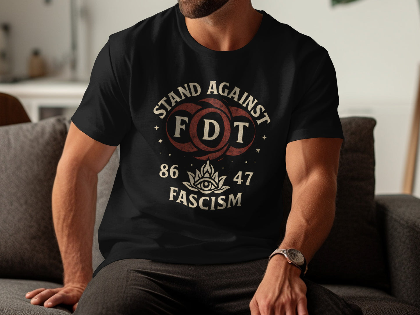 Stand Against Fascism FDT 8647 Design T-shirt product