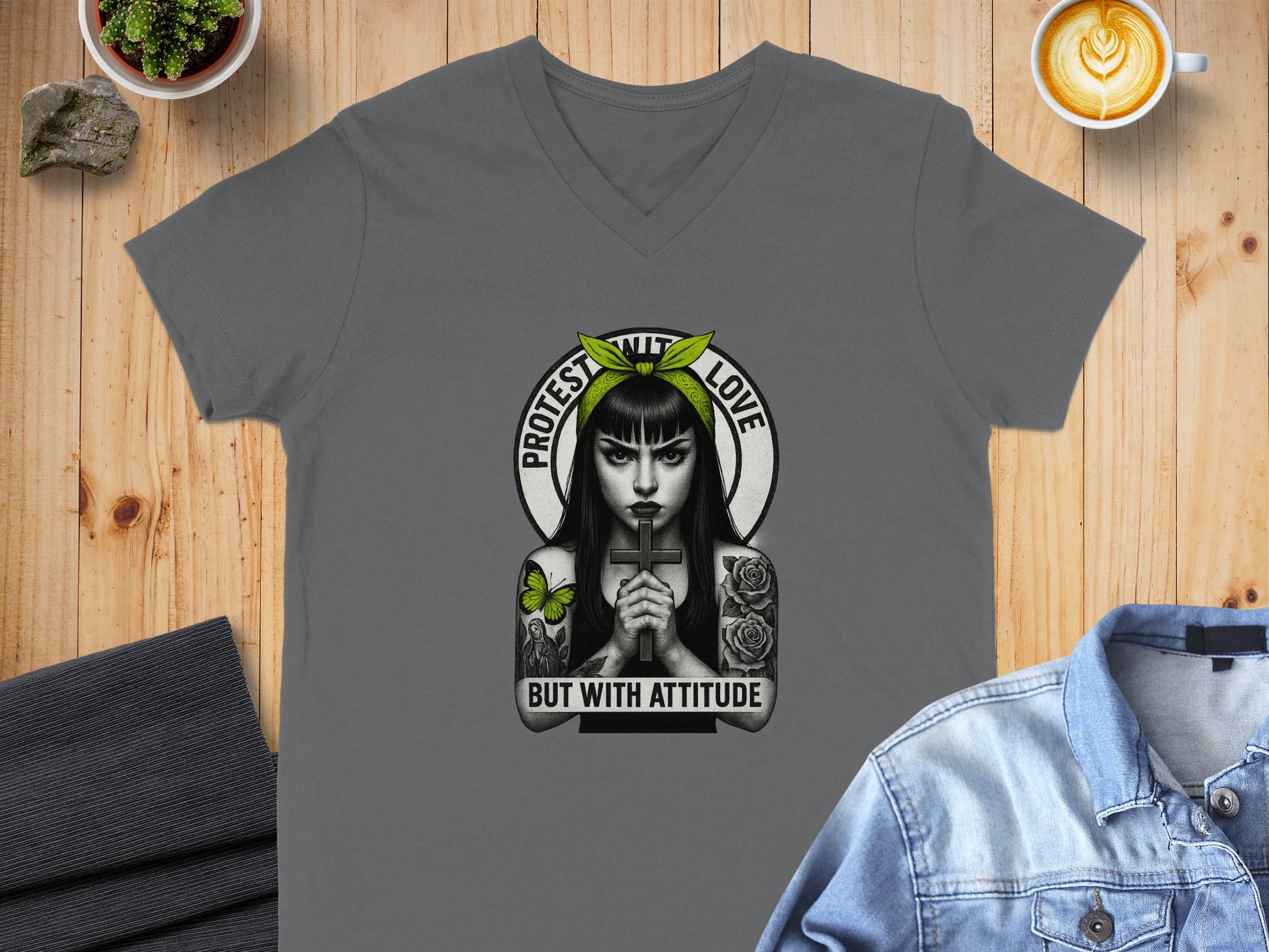 Protest With Love But With Attitude T-shirt product