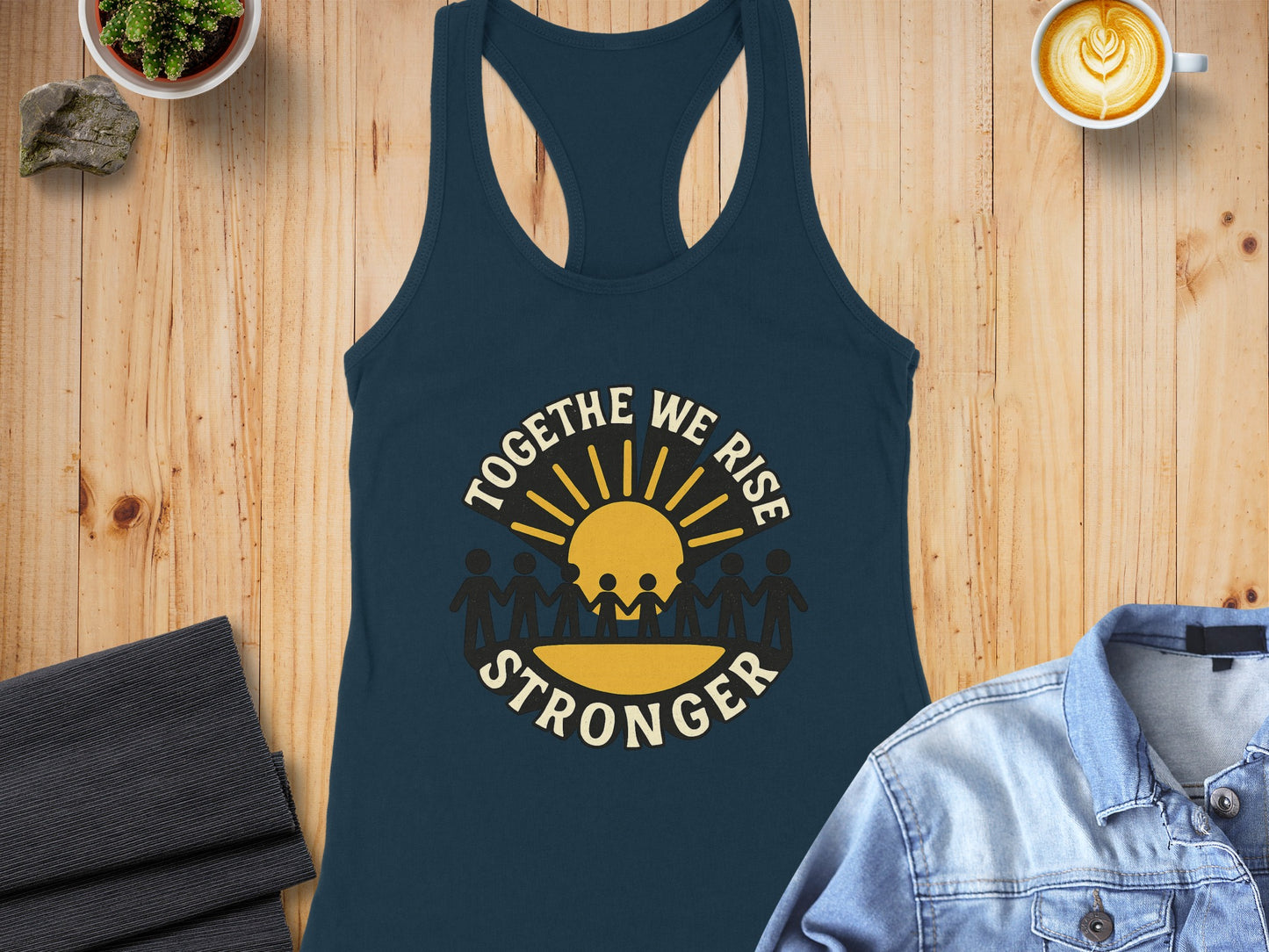 Together We Rise Stronger Inspirational Tank Top