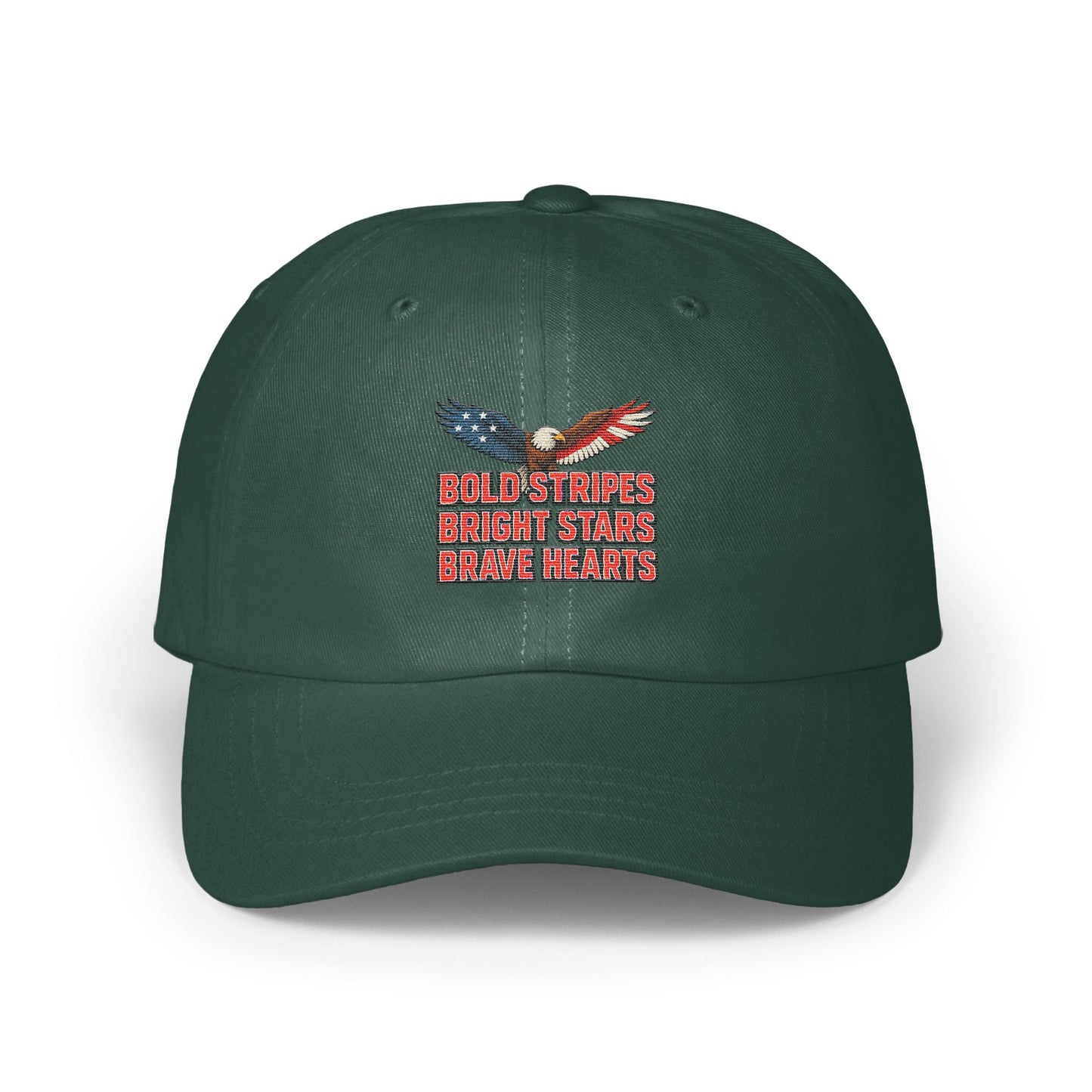 Bold Stripes Bright Stars Brave Hearts Hat product