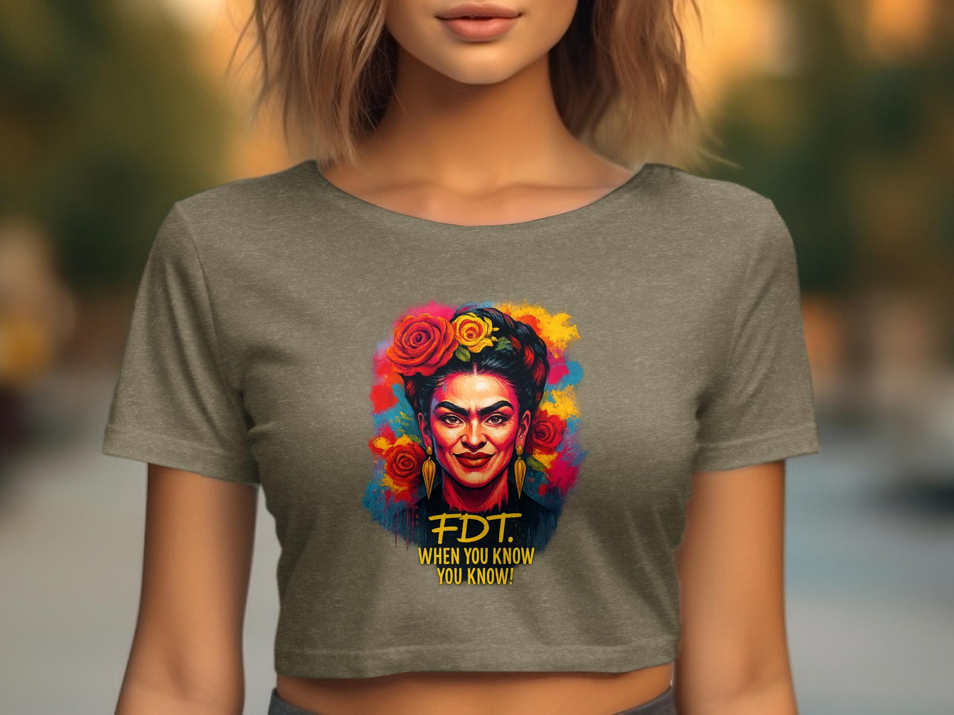 Vibrant Floral Graphic FDT When You Know You Know Product type