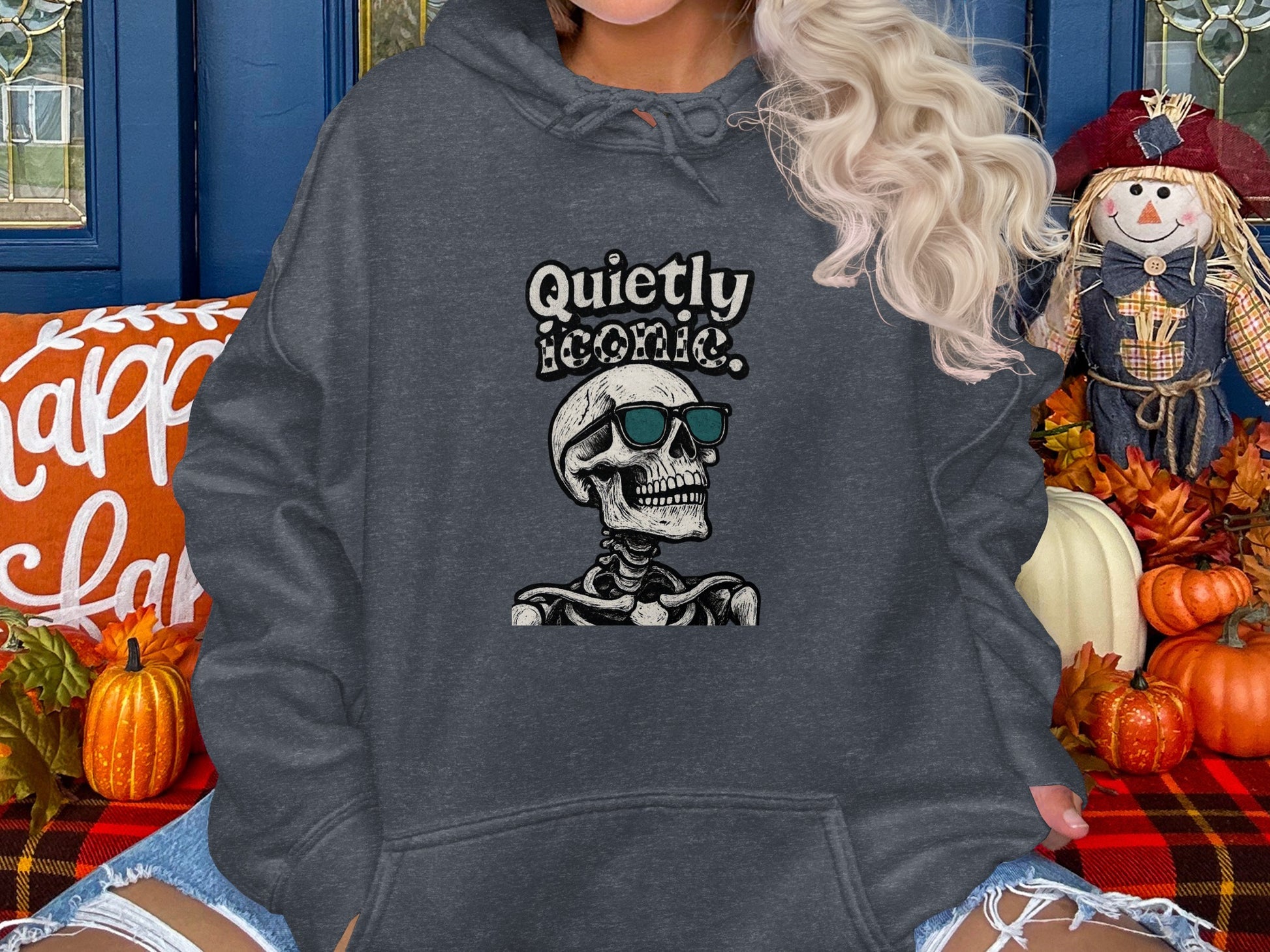 Quietly Iconic Skeleton Graphic Hoodie product
