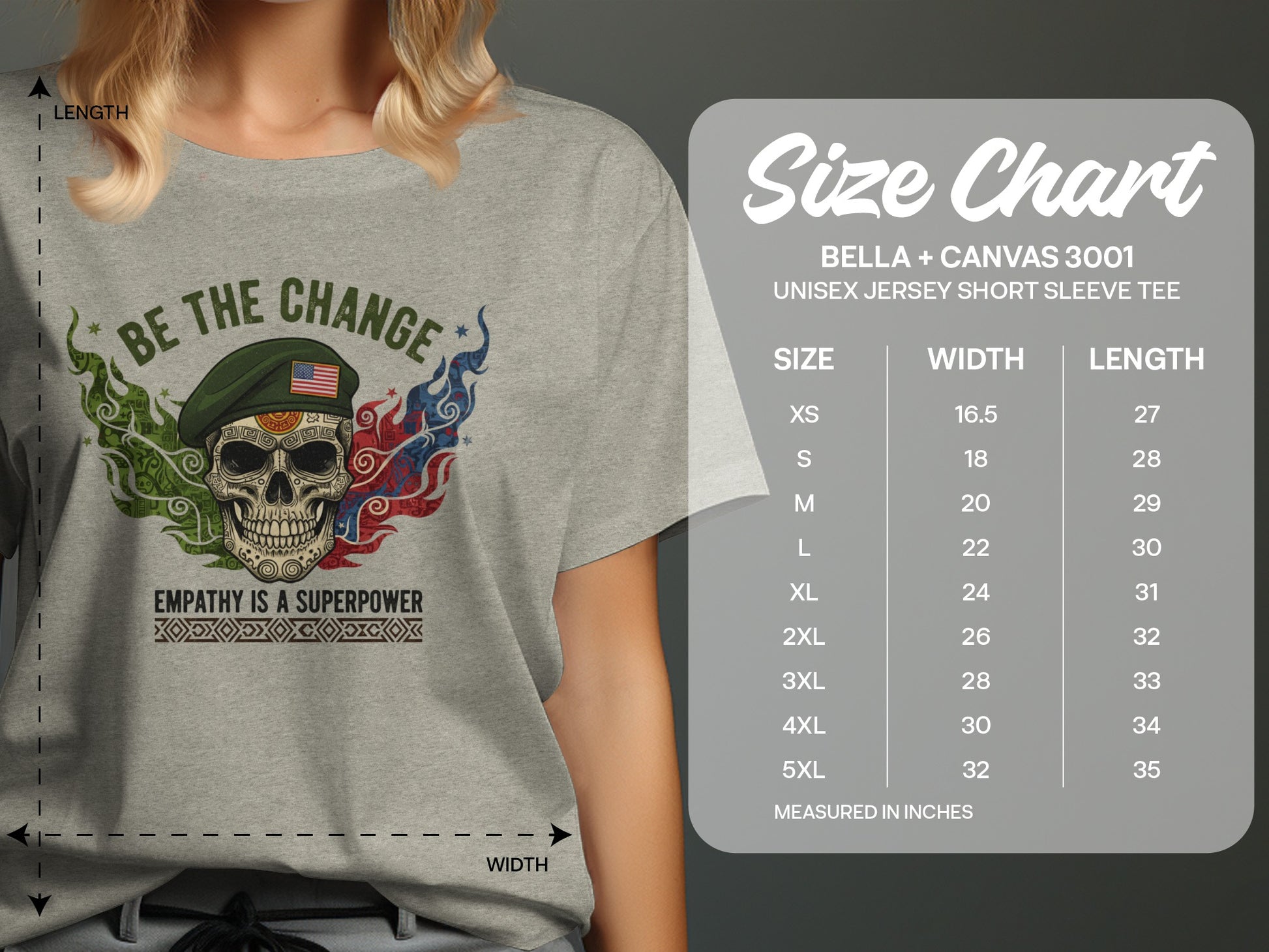 Be The Change Empathy Is A Superpower Shirt