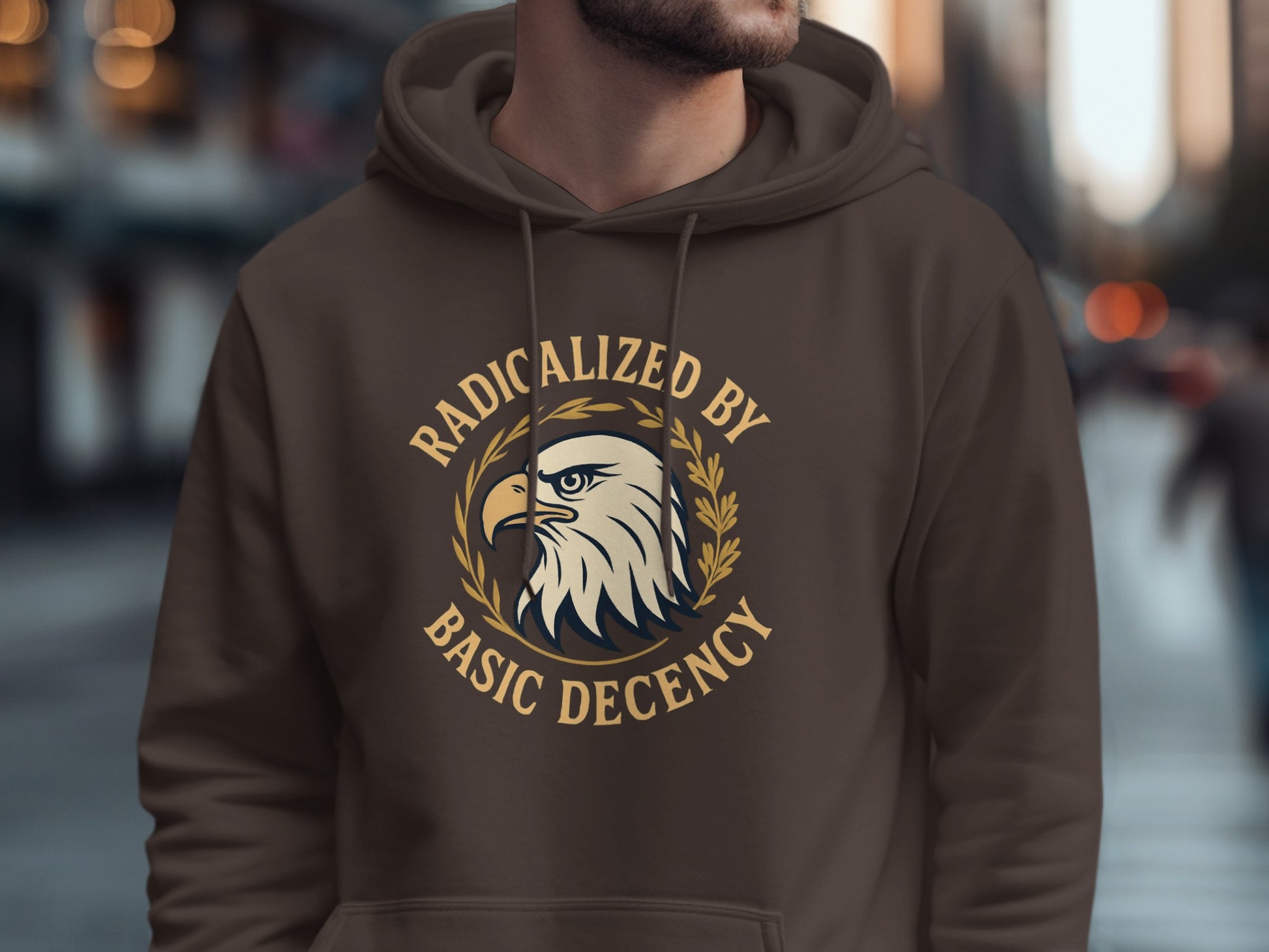 Radicalized by Basic Decency Hoodie product type
