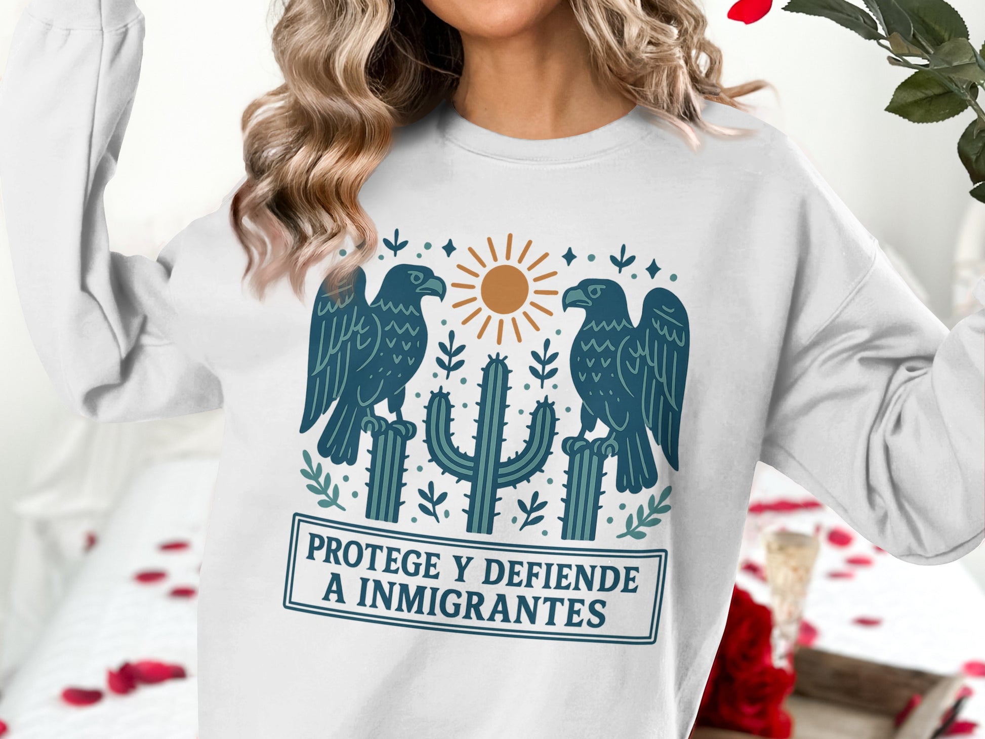 Protege y Defiende a Inmigrantes design sweatshirt product