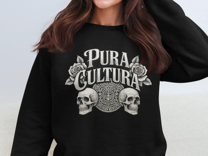 Pura Cultura Artistic Skulls Graphic Sweatshirt product type