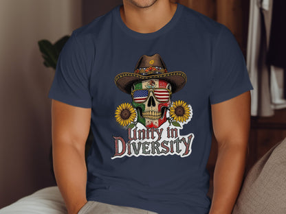 Unity in Diversity Skull Graphic T-Shirt product type