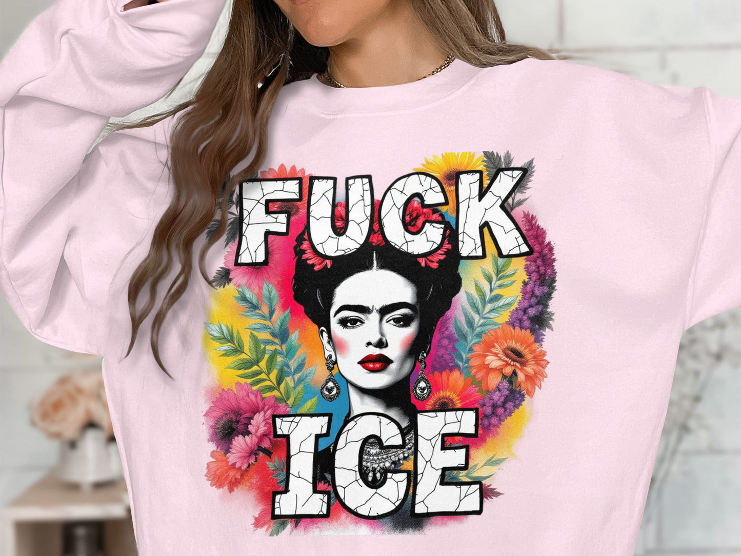 Colorful Frida Inspired Unisex Apparel