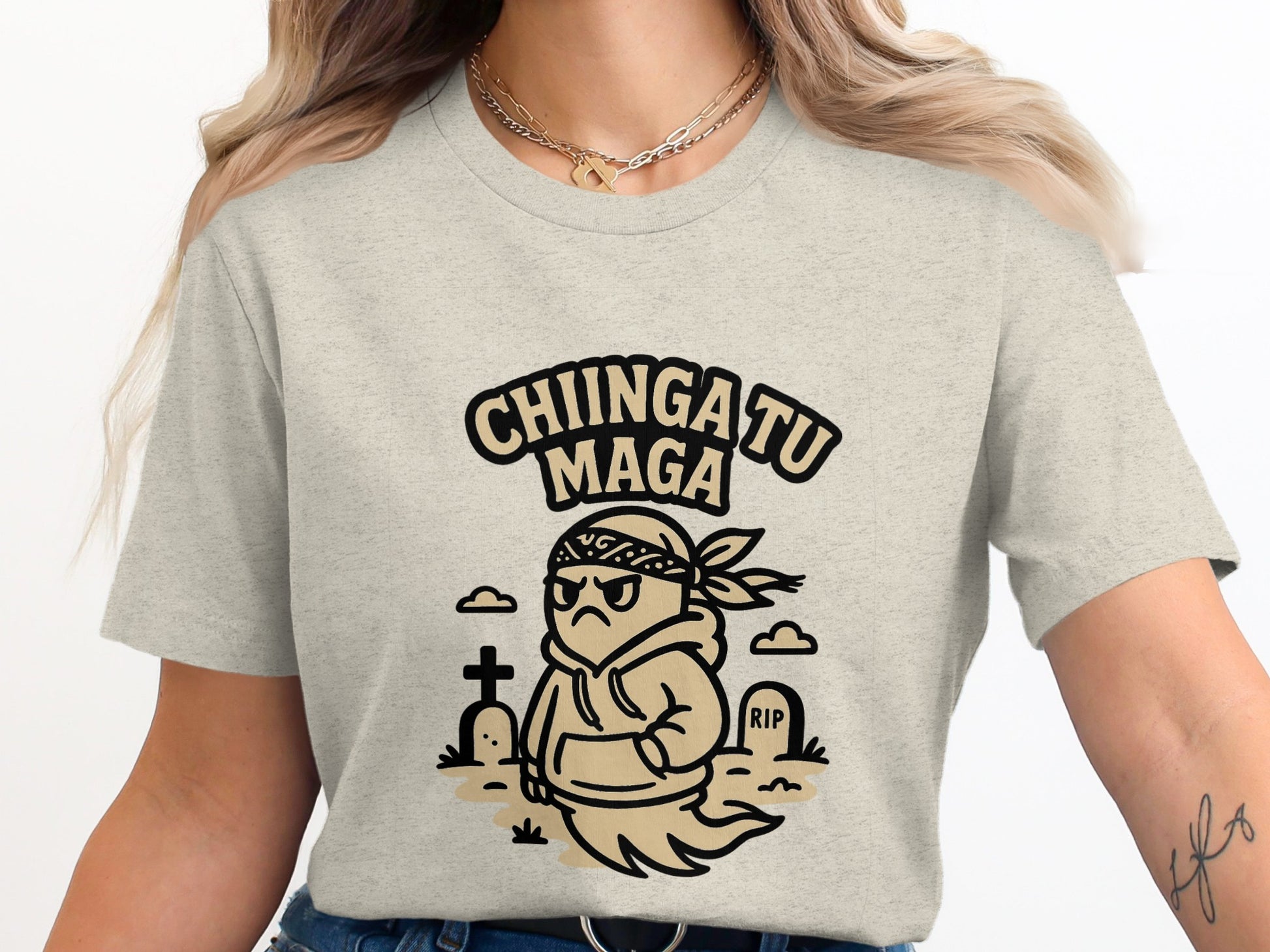 Chingatu Maga Graphic Print Casual Tee product