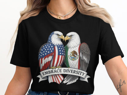 Embrace Diversity Eagles Graphic Printed T-Shirt product