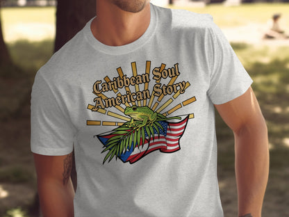 Caribbean Soul American Story T-shirt Design