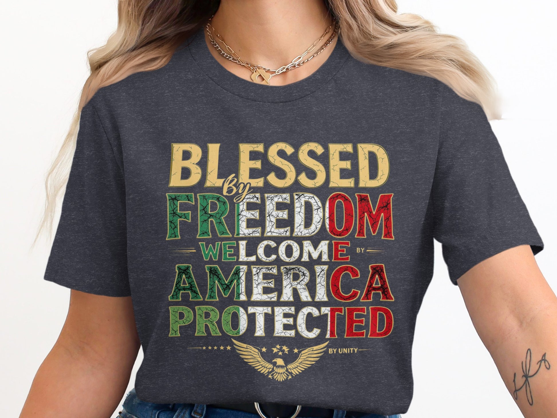 Blessed by Freedom Welcome America Protected product