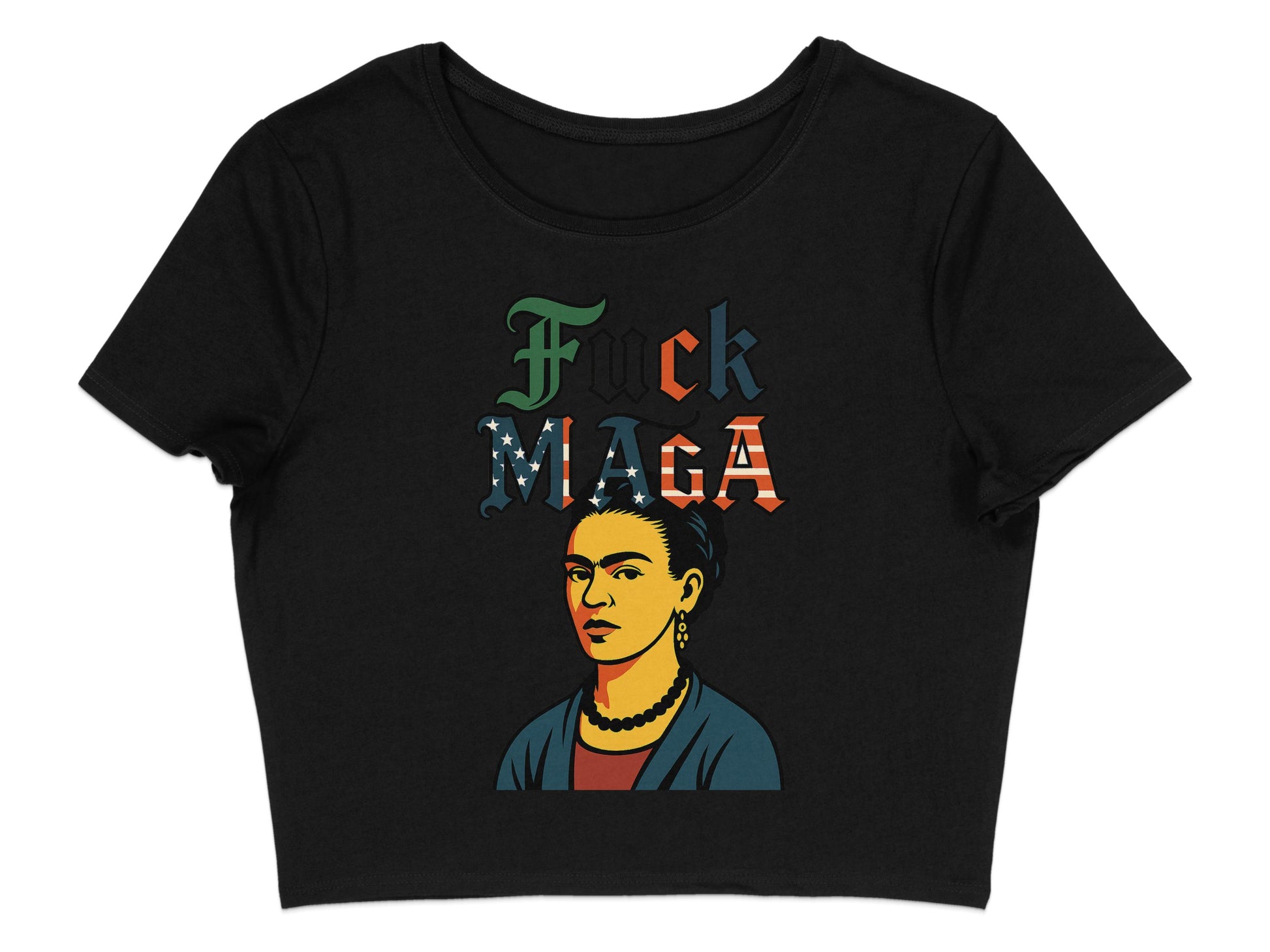 Bold Artistic Statement Crop Top shirt product