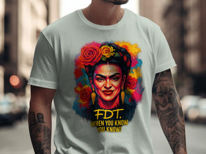 Vibrant Artistic Graphic Tee with FDT Print product type