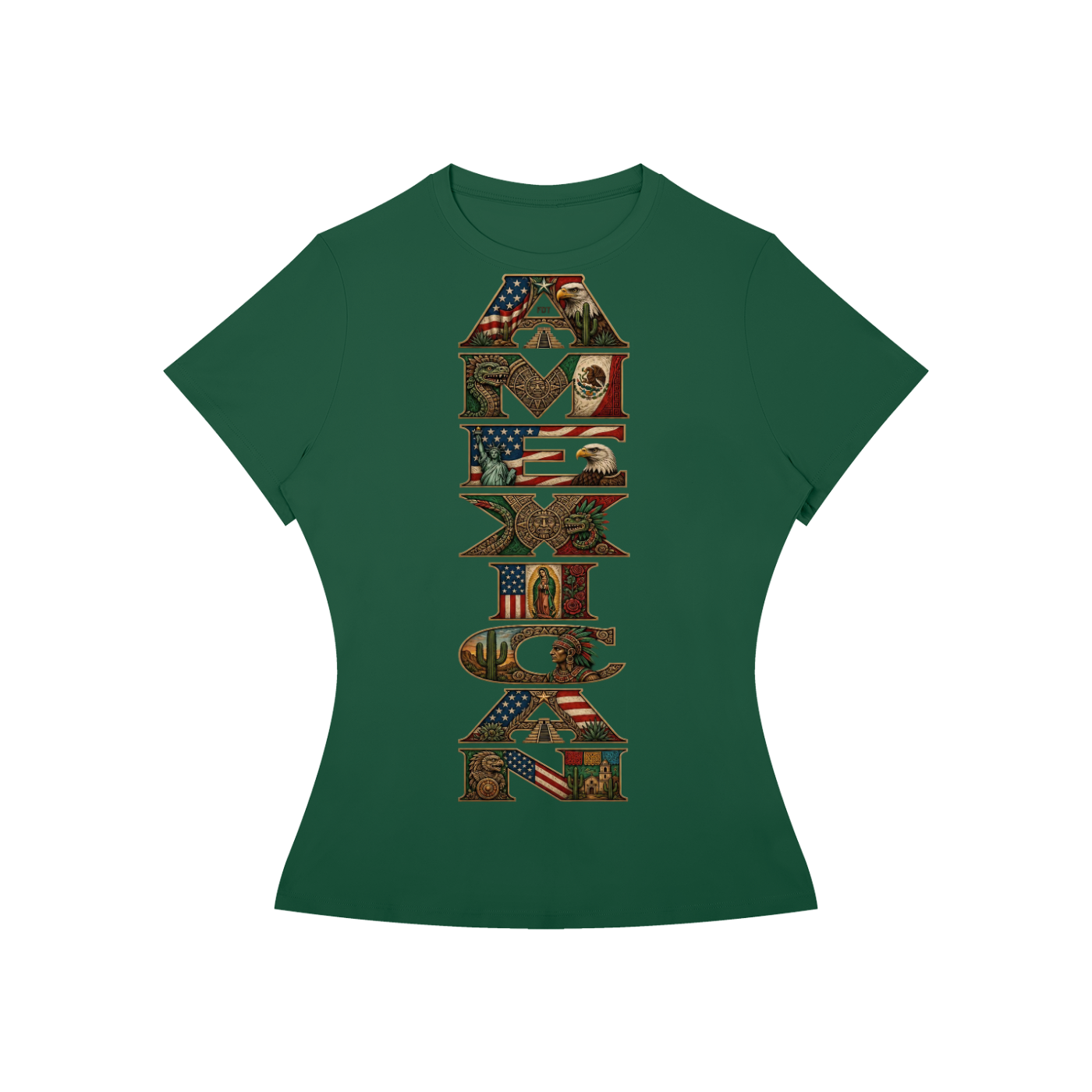 AMEXICAN Pride FDT Subtle Women’s Slim Fit Performance T-Shirt