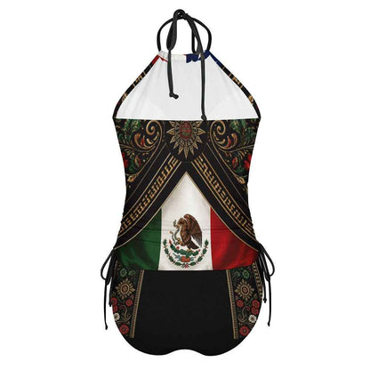 USA & MEXICO Bathing Suit Custom Designs by the Culture For Our Culture Proud AMEXican suimsut