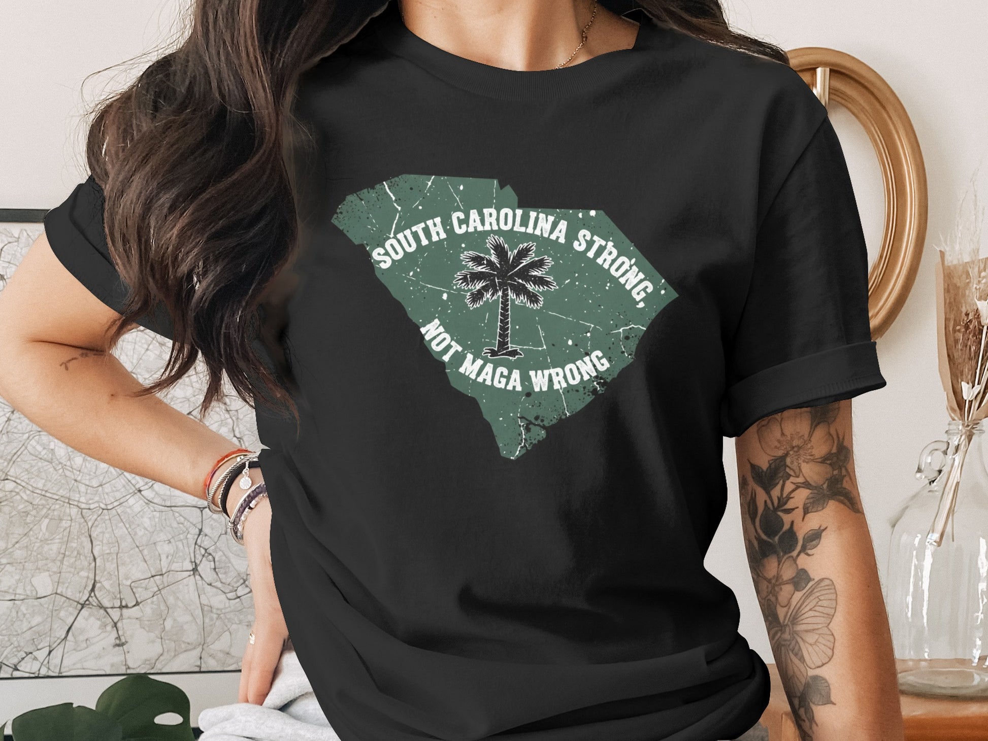 South Carolina Strong Not Maga Wrong Graphic Shirt product type