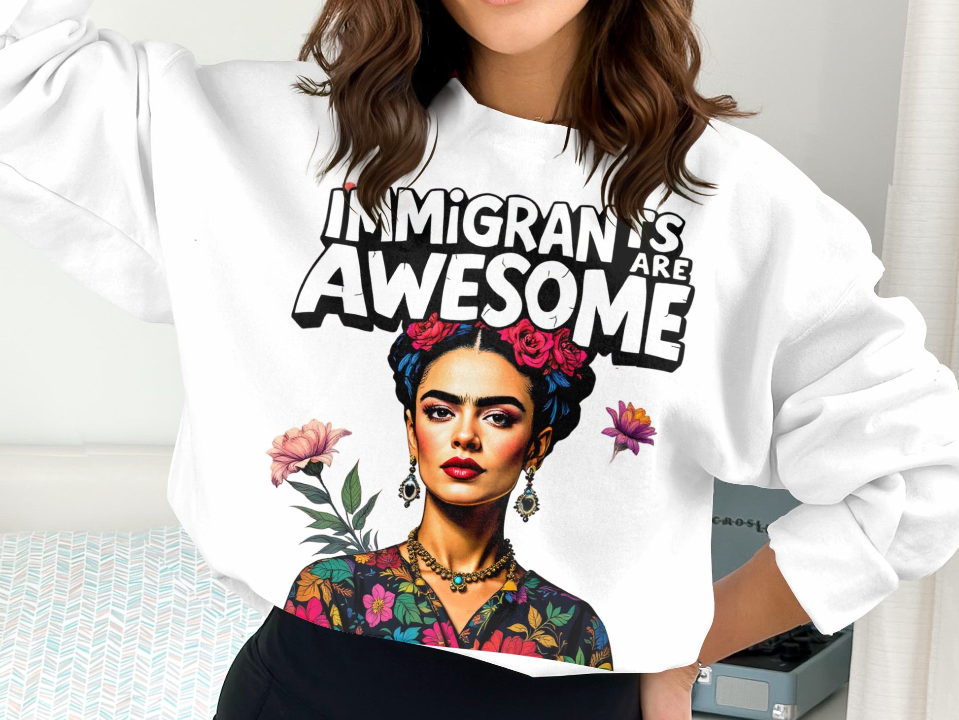 Immigrants Are Awesome Graphic Sweatshirt product