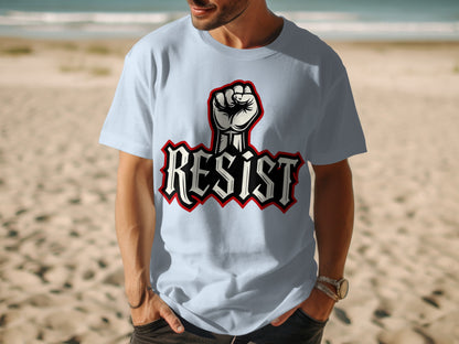 Resist Fist Emblem Graphic Tee Shirt product