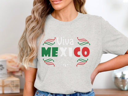 Viva Mexico Vibrant Design on Classic T-Shirt product type