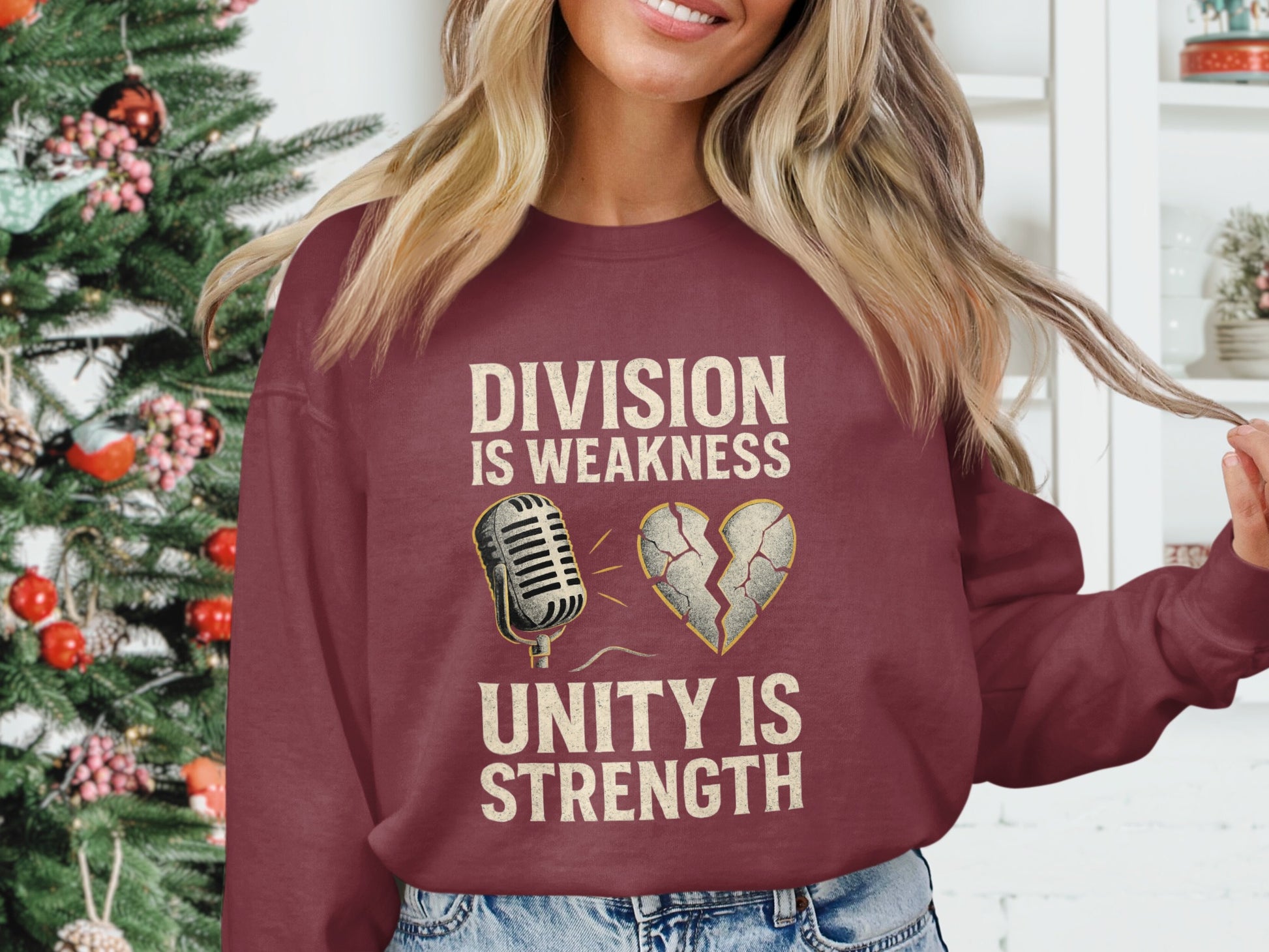 Division is Weakness Unity is Strength sweatshirt product