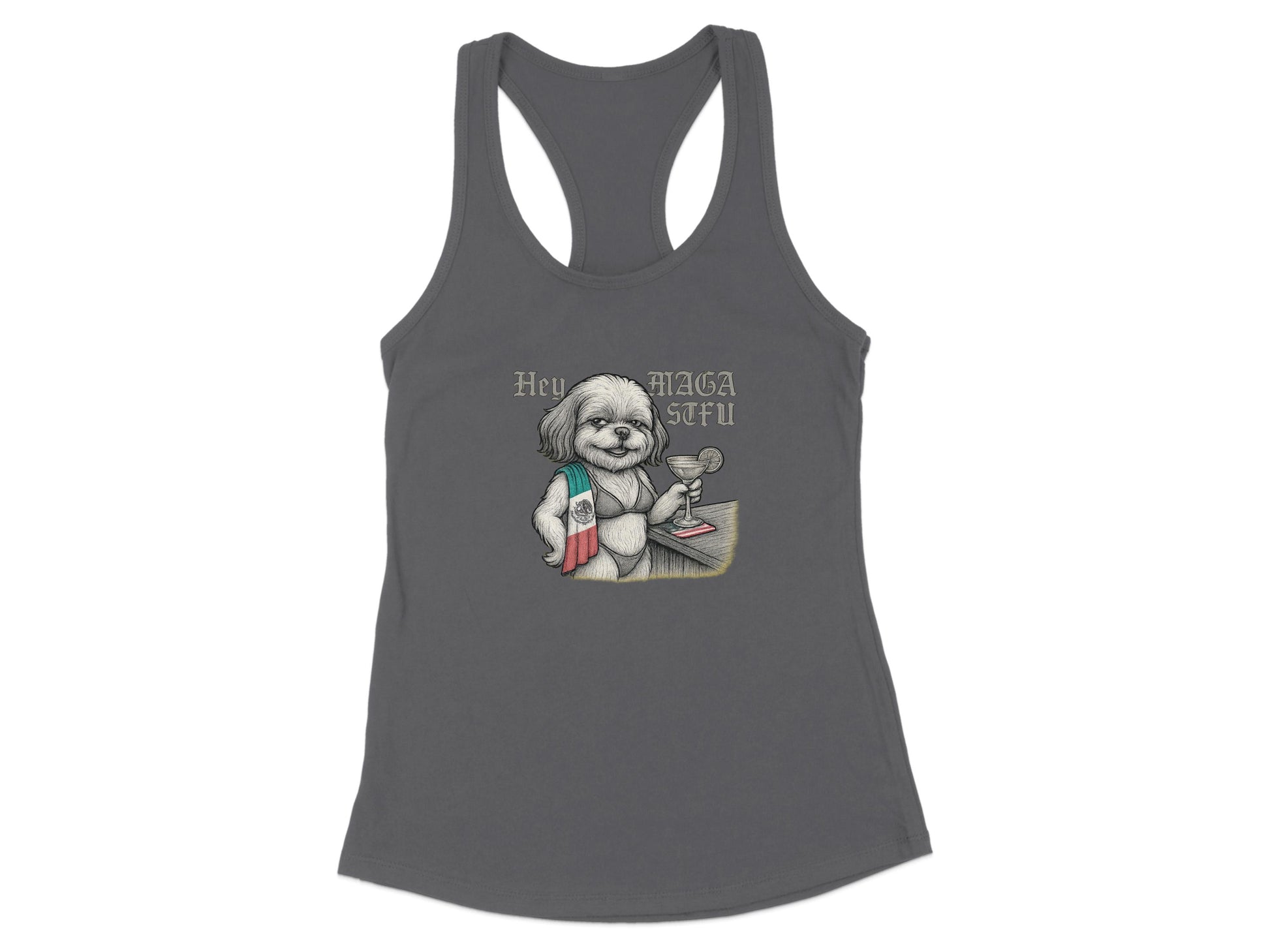 Hey MAGA STFU Novelty Tank Top Product