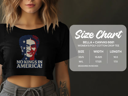 No Kings in America Graphic Tee Crop Shirt product