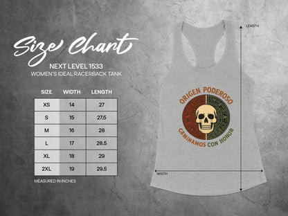 Origen Poderoso Caminamos Con Honor Women's Tank