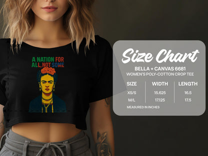 A Nation For All Not Some Women's Crop Tee product