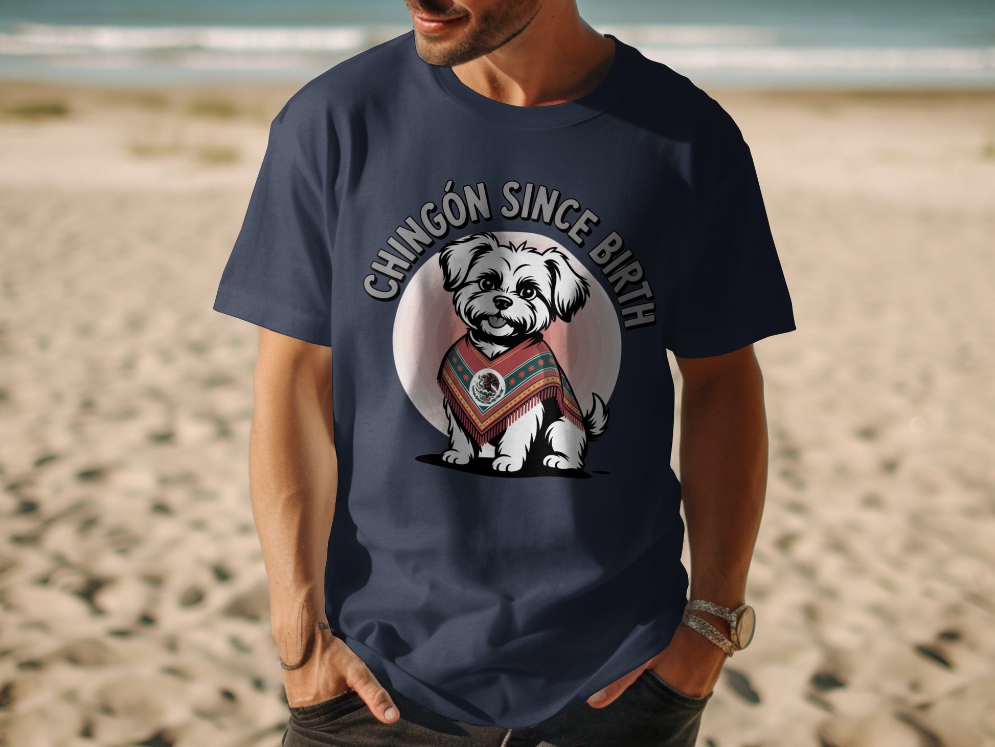 Chingón Since Birth Cute Dog Graphic T-Shirt product