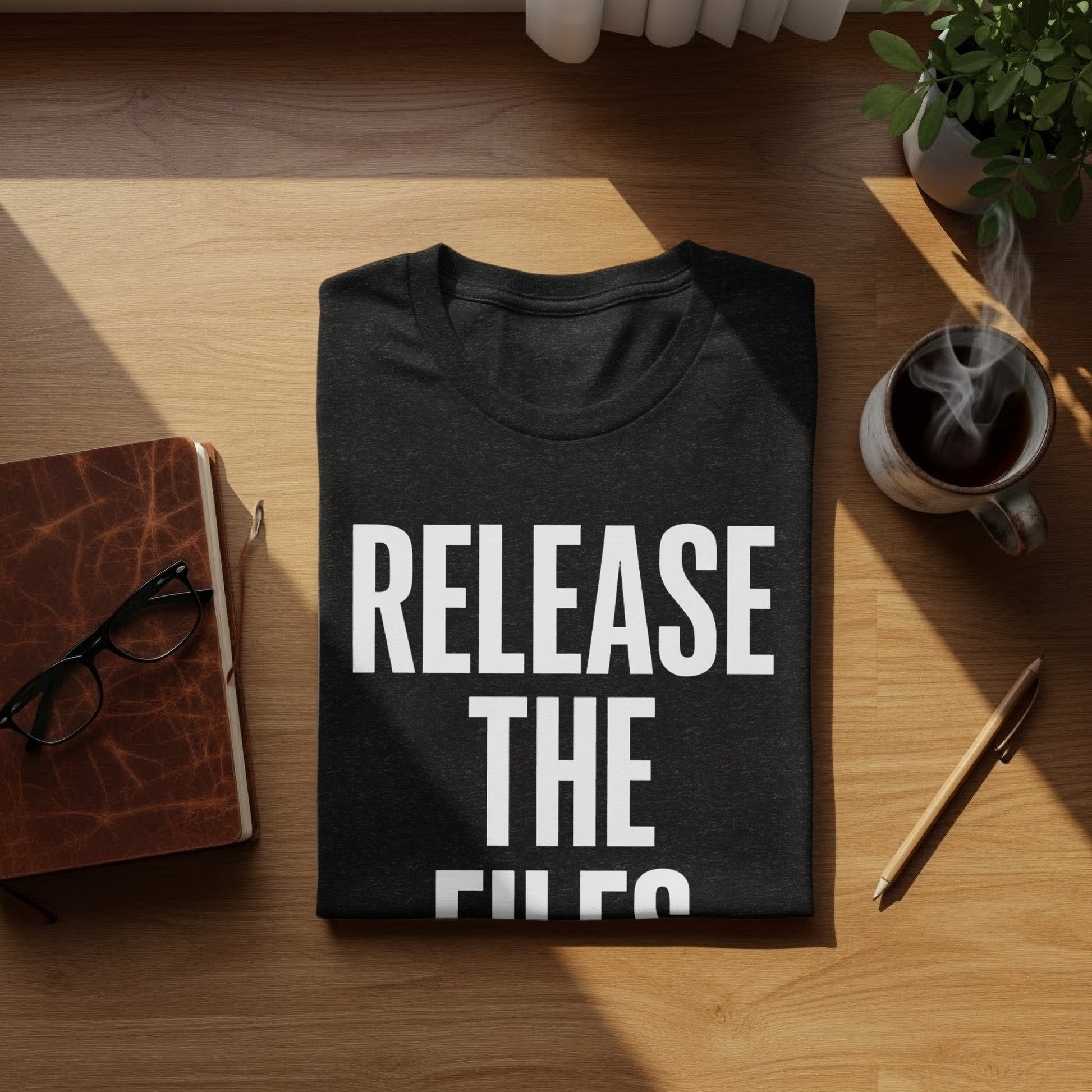 Release The Files Statement Graphic Tee product