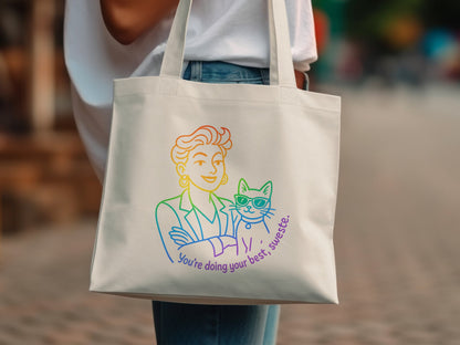 Inspirational You're Doing Your Best Sweetie Tote Bag Product