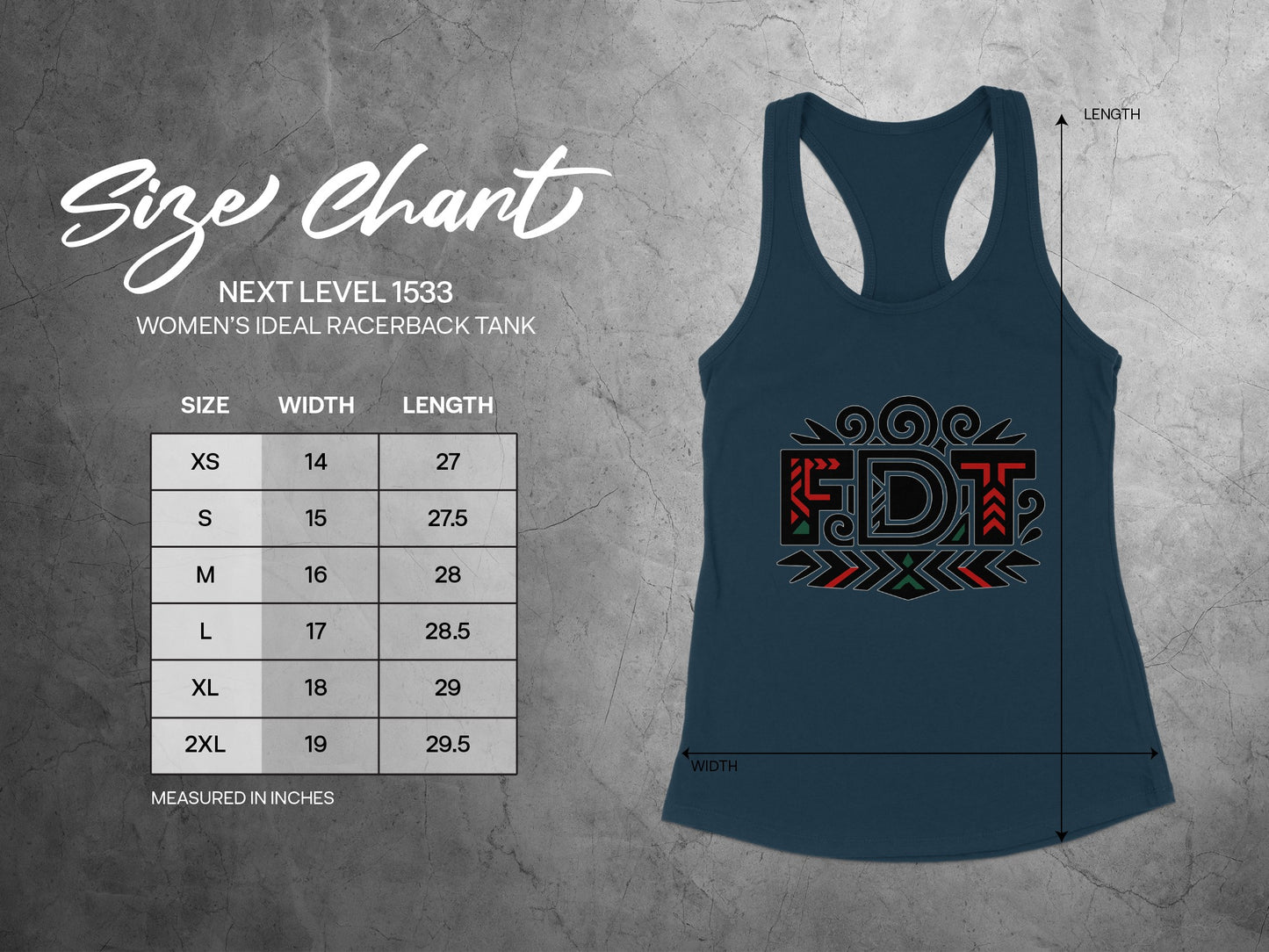 Next Level 1533 Women's Ideal Racerback Tank