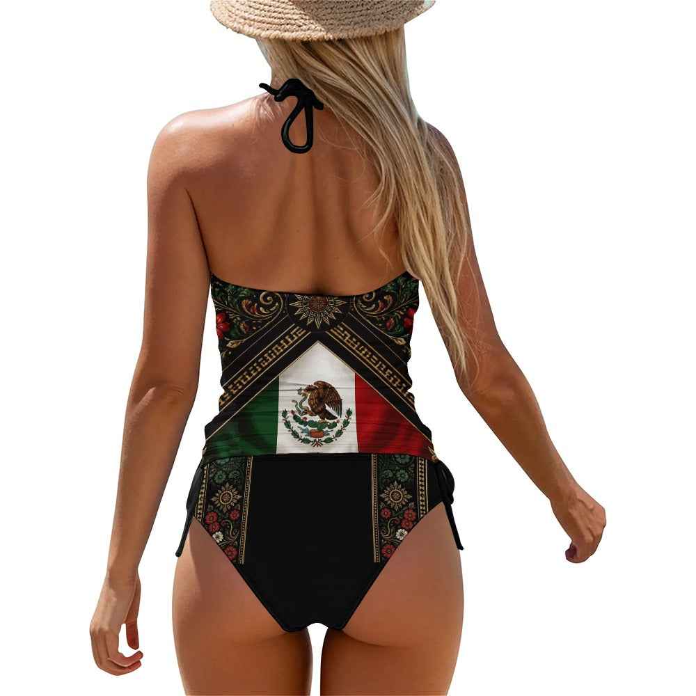 USA & MEXICO Bathing Suit Custom Designs by the Culture For Our Culture Proud AMEXican suimsut