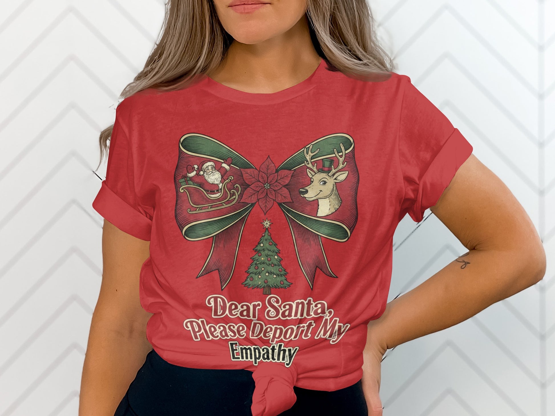 Dear Santa Please Deport My Empathy T-shirt