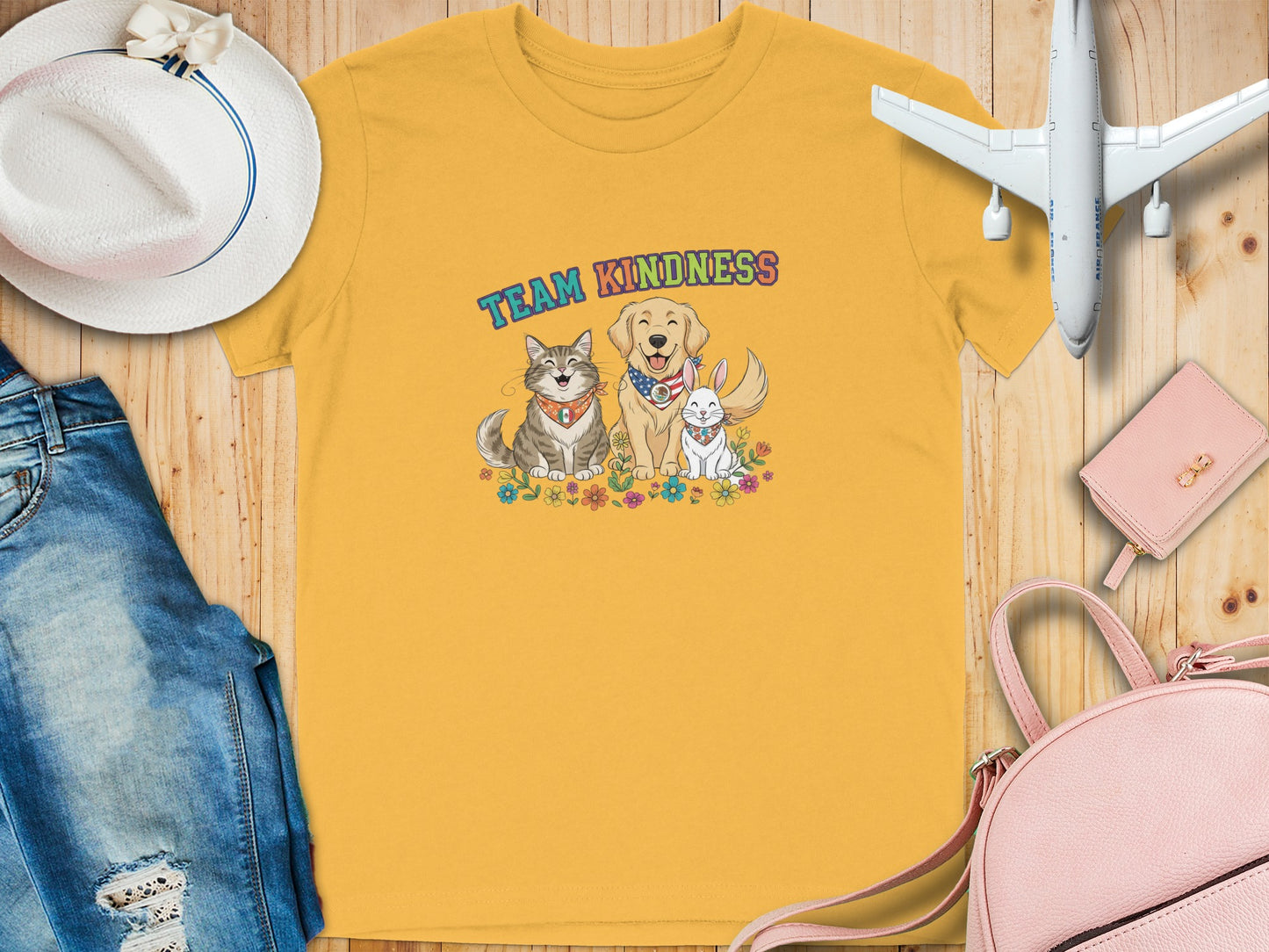 Team Kindness Graphic Unisex Short Sleeve Shirt